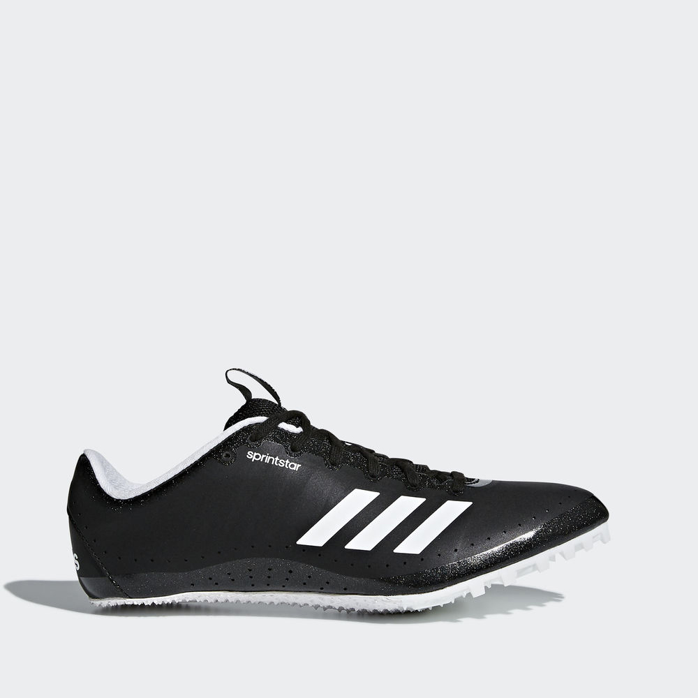 Adidas Sprintstar με καρφια - παπουτσια για τρεξιμο γυναικεια - Μαυρα/Πορτοκαλι/Ασπρα,Μέγεθος: EU 36